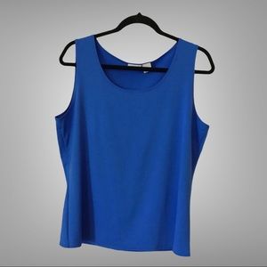 Kim Rogers Royal Blue Tank Top NWOT